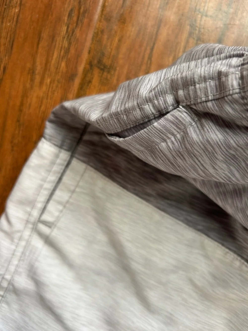 U.S. Polo Assn. Gray White and Royal Blue Colorblock Swim Shorts